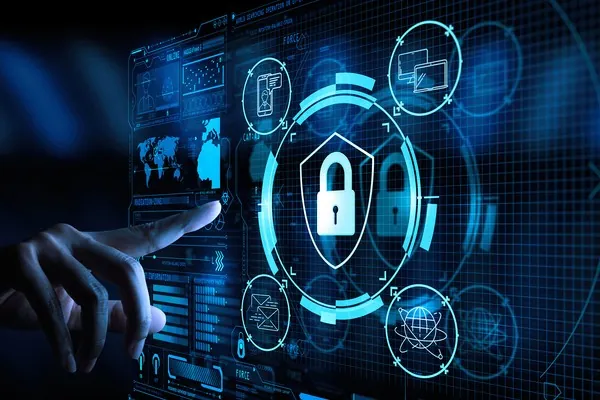 Biểu tượng cookie và bảo mật kỹ thuật số